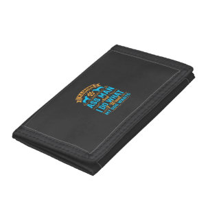 Dog Wants Funny Grown Man Tri-fold Wallet