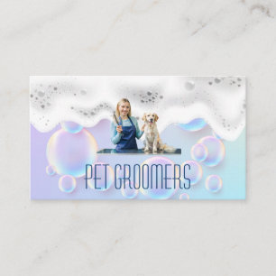 Dog Wash Animal Services Soap Cleaning Business Card