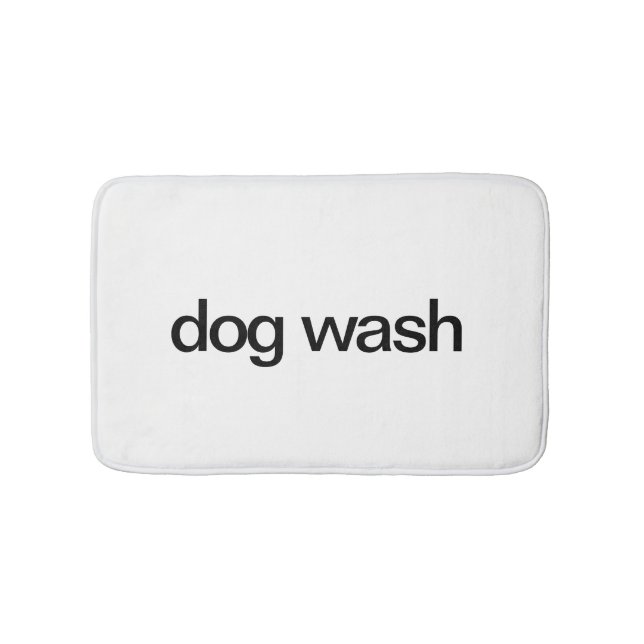 Dog Wash Bath Mat (Front)