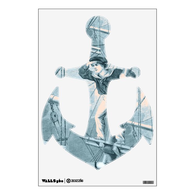 "Dog Watch in the Crow's Nest" Wall Sticker (Front)