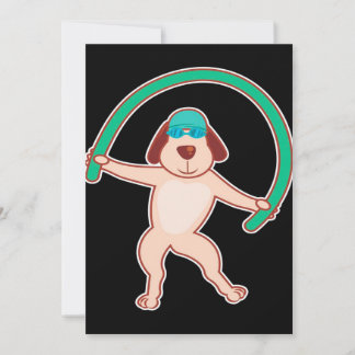 Dog Water Aerobics | Funny Gift Holiday Card