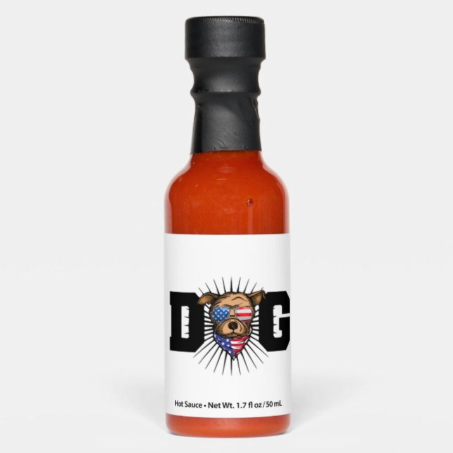 Dog Wear Flag Hot Sauces (Front)