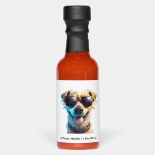 dog wearing sunglasses Active Hot Sauces