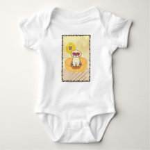 Dog Wearing Sunglasses Tiger Print T-Shirt