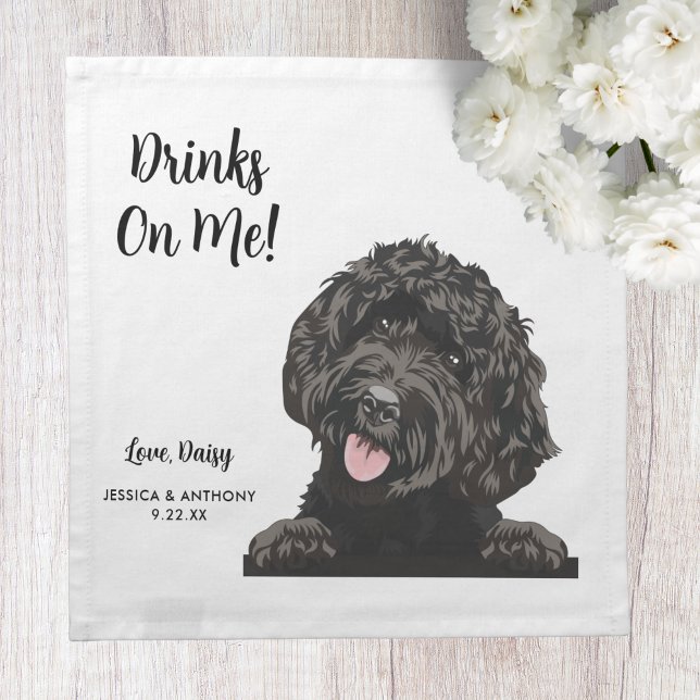 Dog Wedding Cloth Napkin (Creator Uploaded)