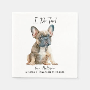 Dog Wedding Cocktail Napkins