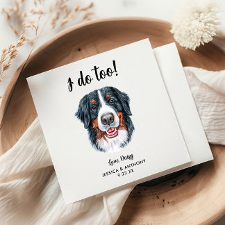 Dog Wedding Cocktail Napkins