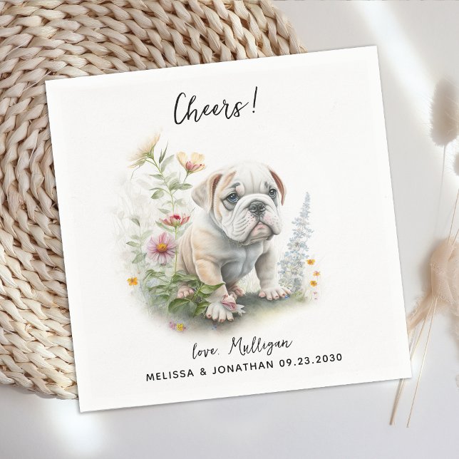 Dog Wedding Cocktail Napkins (Creator Uploaded)
