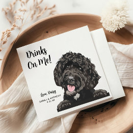 Dog Wedding Cocktail Napkins