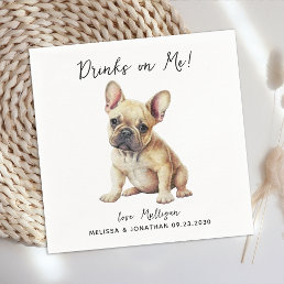 Dog Wedding Cocktail Napkins