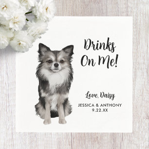 Dog Wedding Cocktail Napkins