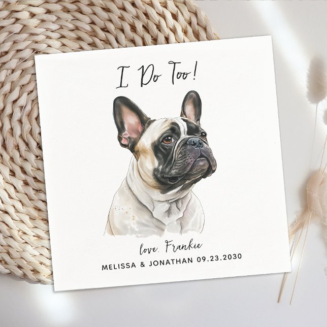 Dog Wedding Cocktail Napkins (Creator Uploaded)