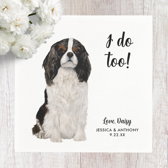 Dog Wedding Cocktail Napkins (Creator Uploaded)