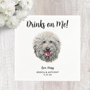 Dog Wedding Cocktail Napkins