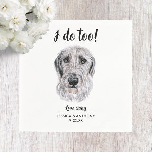 Dog Wedding Cocktail Napkins