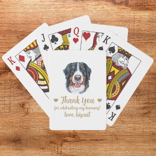Dog Wedding Favor Playing Cards