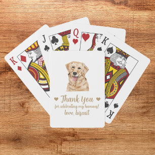 Dog Wedding Favor Playing Cards