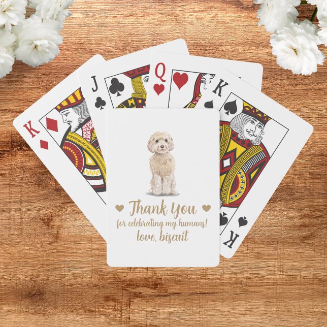Dog Wedding Favor Playing Cards (Creator Uploaded)