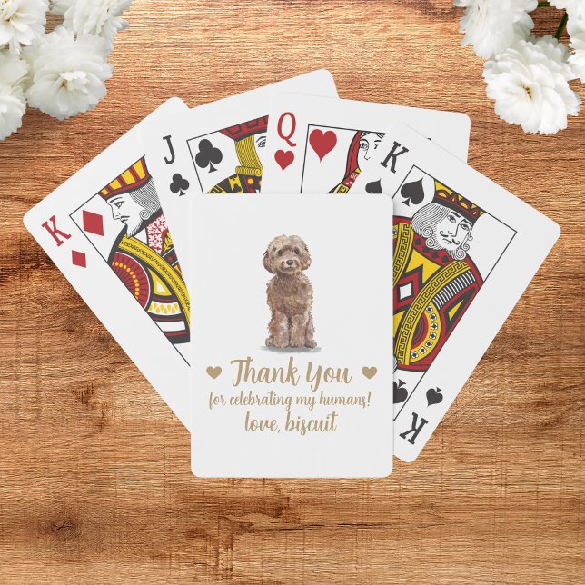Dog Wedding Favor Playing Cards (Creator Uploaded)