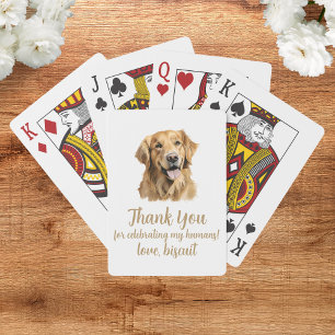 Dog Wedding Favor Playing Cards