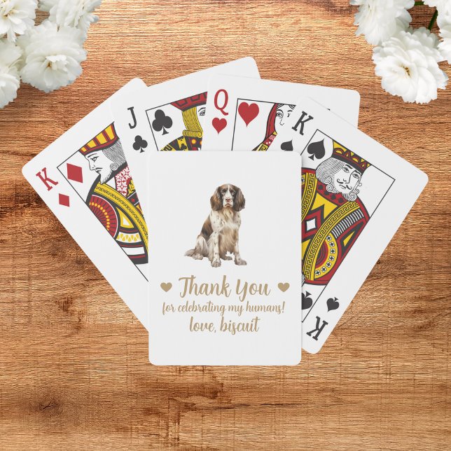 Dog Wedding Favor Playing Cards (Creator Uploaded)