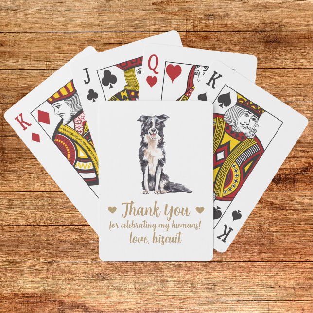 Dog Wedding Favor Playing Cards (Creator Uploaded)