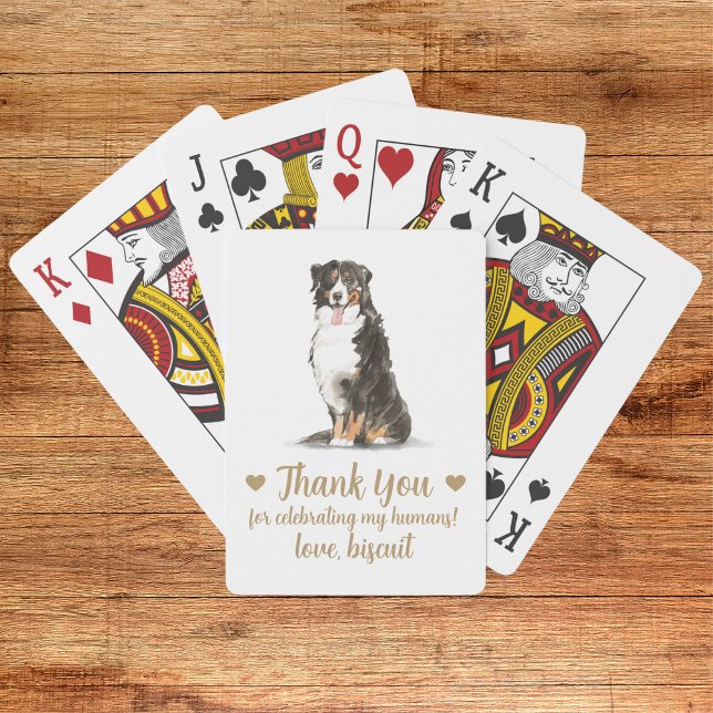 Dog Wedding Favor Playing Cards (Creator Uploaded)