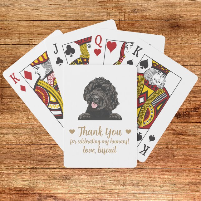 Dog Wedding Favor Playing Cards (Creator Uploaded)