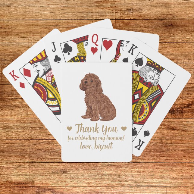 Dog Wedding Favor Playing Cards (Creator Uploaded)