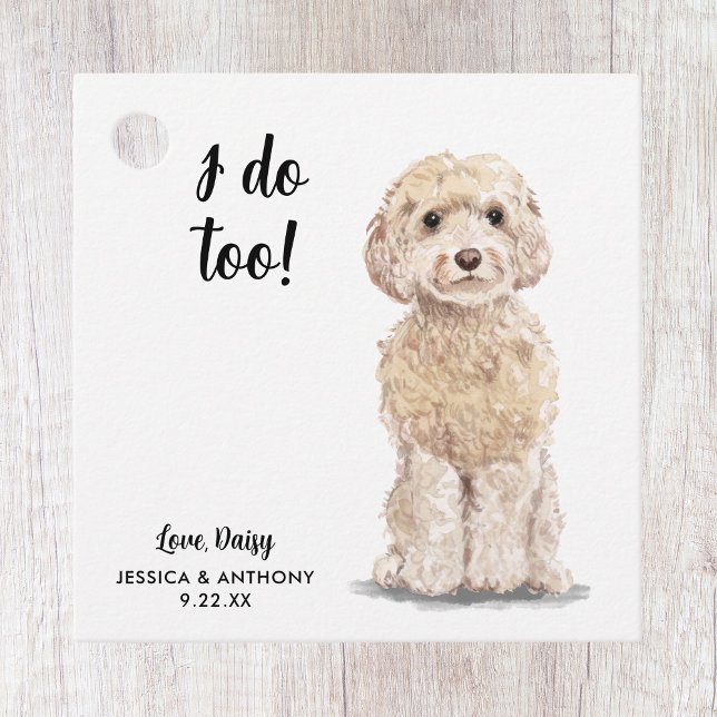 Dog Wedding Favor Tags (Creator Uploaded)