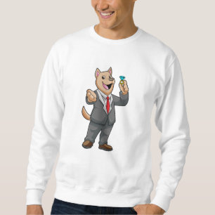 Dog Wedding Groom Wedding ring Sweatshirt