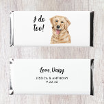 Dog Wedding Hershey Bar Favors<br><div class="desc">I Do Too! Lab mix dog chocolate bars are the perfect way to include your favorite fur babies in your wedding ceremony. I offer lots of breeds so you can make wedding favors for each of your pets. Personalize with your dog's name, bride and groom's name, and wedding date or...</div>