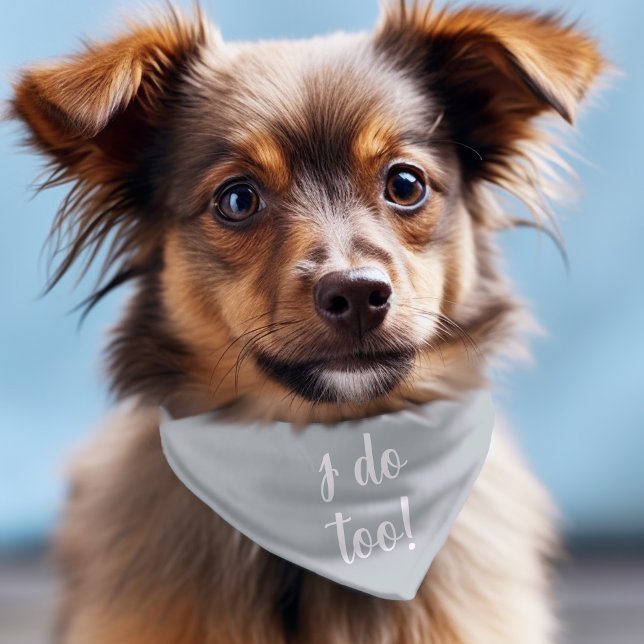 Dog Wedding I Do Too Bandana (Creator Uploaded)