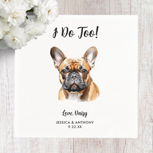 Dog Wedding  Napkins (Creator Uploaded)
