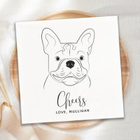 Dog Wedding Personalized Cheers French Bulldog