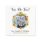 Dog Wedding Personalized Cocktail Bar