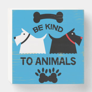 Dog Welfare Protection Rights   Dog Owners Bowl Th Wooden Box Sign