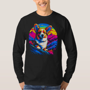 Dog Welsh Corgi Mountain T-Shirt