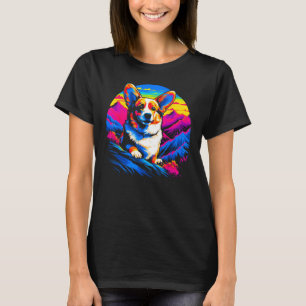 Dog Welsh Corgi Mountain T-Shirt