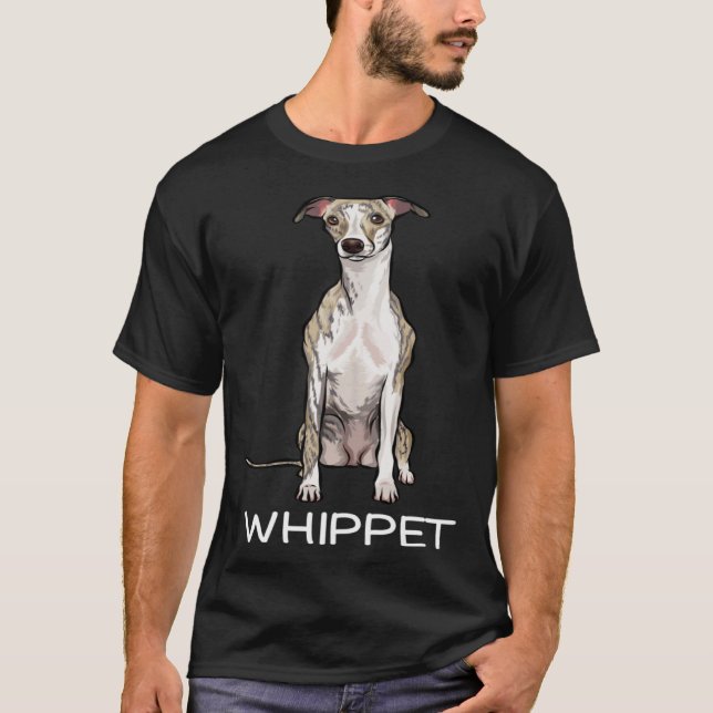 Dog Whippet T-Shirt (Front)