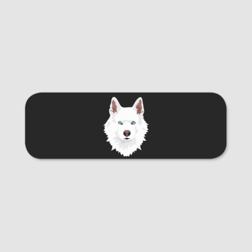 Dog  White Siberian Husky Canine White Snow Dog Name Tag
