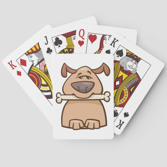 Dog With A Bone Poker Cards (Back)