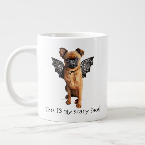 Dog With Bat Wings Giant Coffee Mug