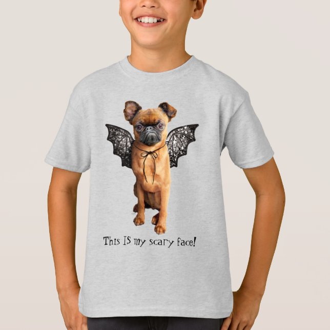 Dog With Bat Wings T-Shirt (Front)