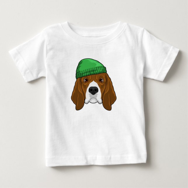 Dog with Beanie Baby T-Shirt (Front)