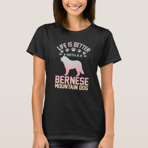 Dog with Bernese Mountain Dog 1 T-Shirt