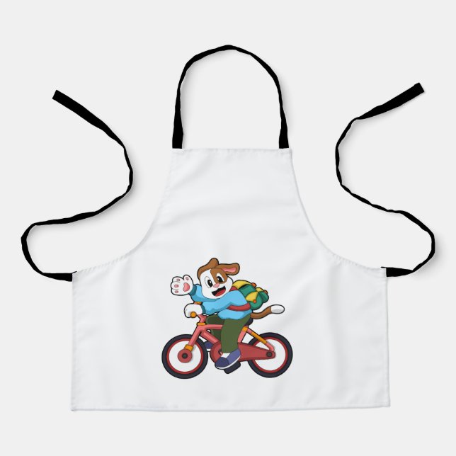 Dog with Bicycle Apron (Front)