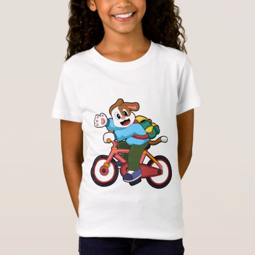 Dog with Bicycle T_Shirt