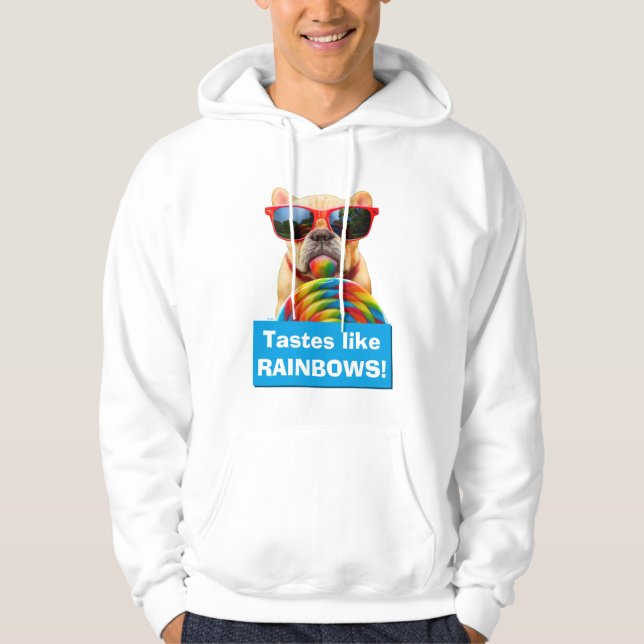 Dog With Big Lollipop Hoodie (Front)