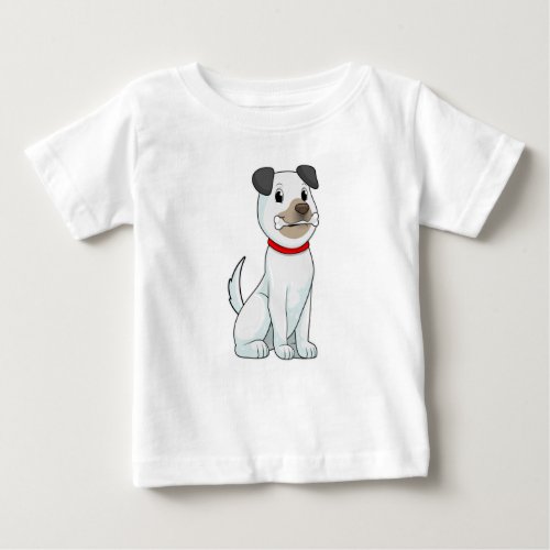 Dog with Bone Baby T_Shirt